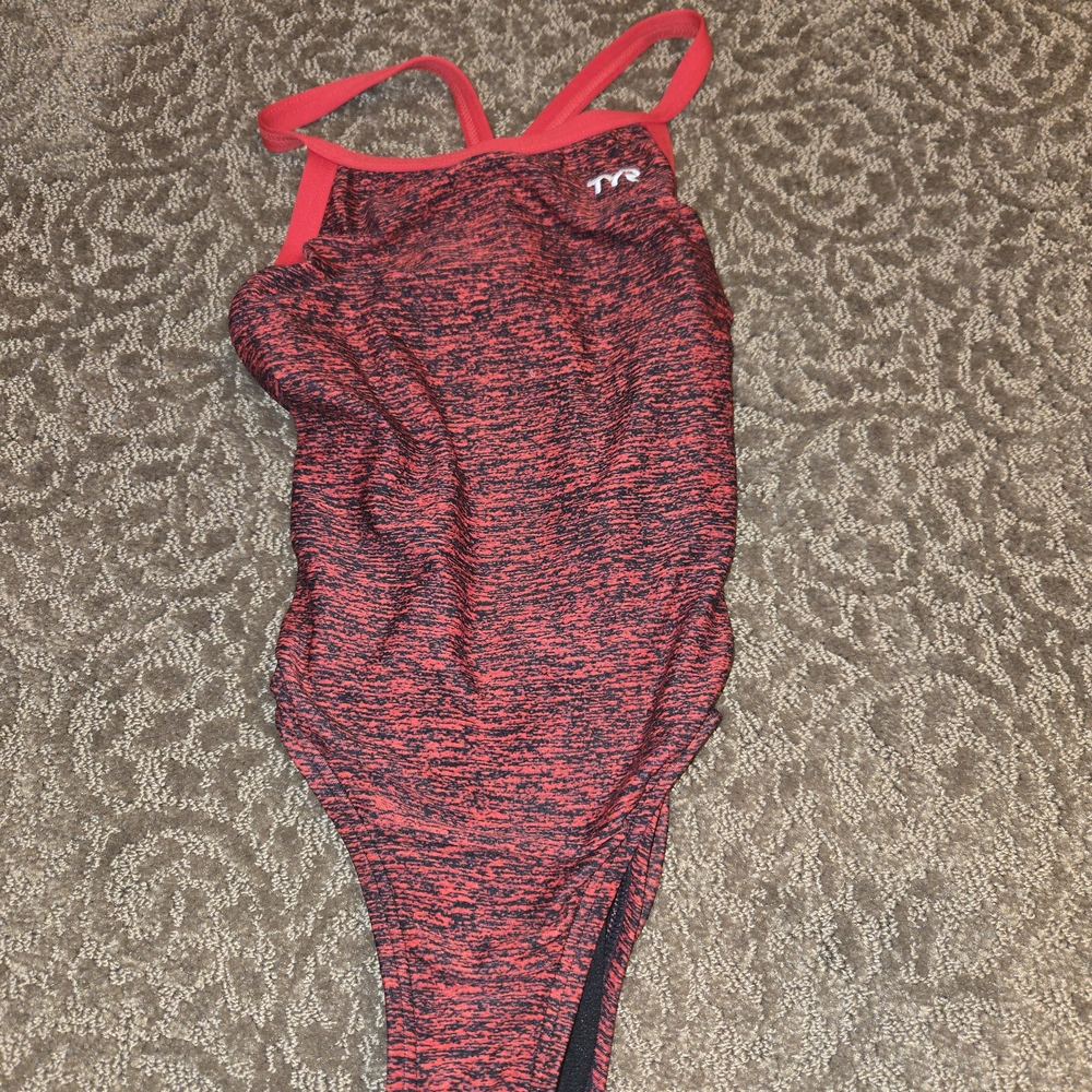 TYR Kids Red One Piece Swimsuit